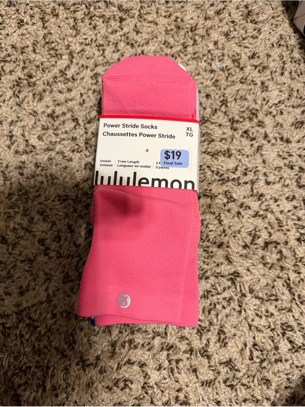 lululemon athletica Power Stride Socks - 3 pack